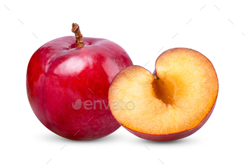 cherry plum isolated on white / Photodune, Misc