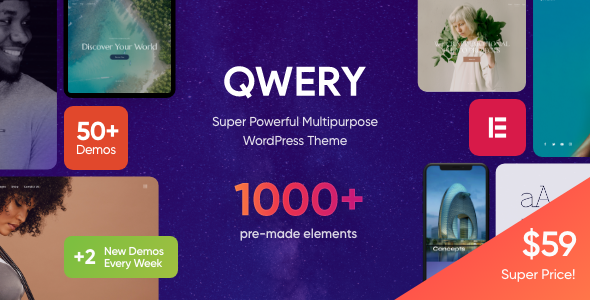 Qwery - Multi-Purpose Business WordPress Theme + RTL