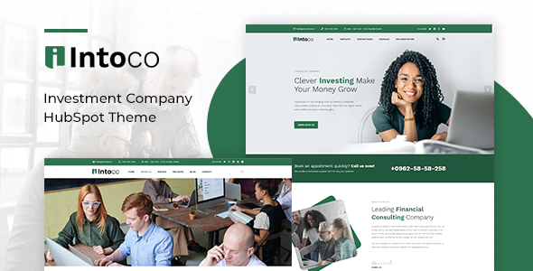 Intoco - Investment Company HubSpot Theme