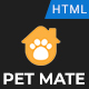 Petmate - Animal Care Center HTML5 Template - ThemeForest Item for Sale