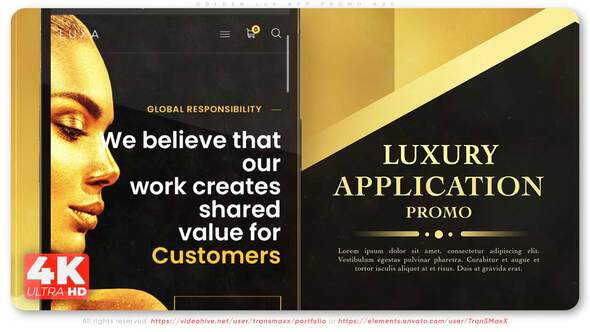 Golden Lux App Promo