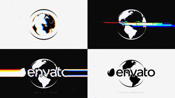 Glitch Earth Logo