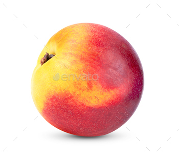 Nectarine fruit isolated on white / Photodune, Misc