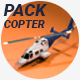 Helicopter PACK / Copter / Chopper - 3DOcean Item for Sale
