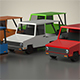 Cartoon Car Collection - 3DOcean Item for Sale