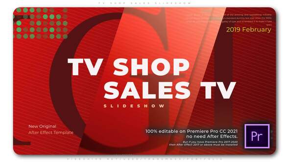 TV Shop Sales Slideshow