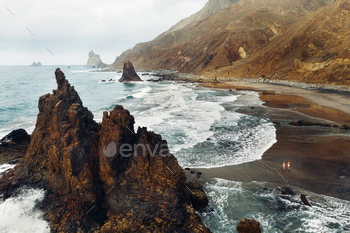 The view from the observation deck on the beach Las Teresitas Tenerife / Photodune, Misc