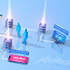 3D data information flow - VideoHive Item for Sale