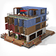Container Residential Apartment Building - 3DOcean Item for Sale
