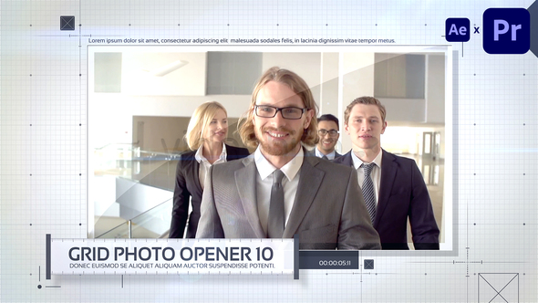 Grid Photo Opener - Corporate Slideshow