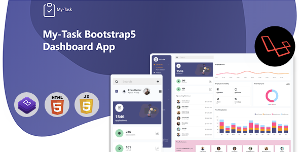 Mytask - Laravel Project Management Admin Template