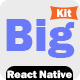 React Native UI KIT | BigKit -Biggest React Native App Template Kit - 30 Apps - CodeCanyon Item for Sale