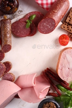 Assortment of Sausages and Ham / Photodune, Misc