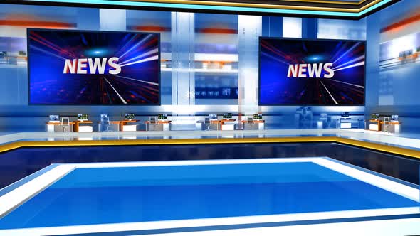 News Studio Virtual Set