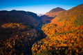 Aerial view of Mountain Forests with Brilliant Fall Colors in Autumn, New England - PhotoDune Item for Sale