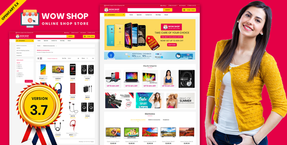 Wowshop - Multistore Website Theme