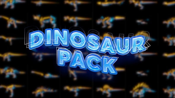 Dinosaur Pack Amazing Lighting Effect