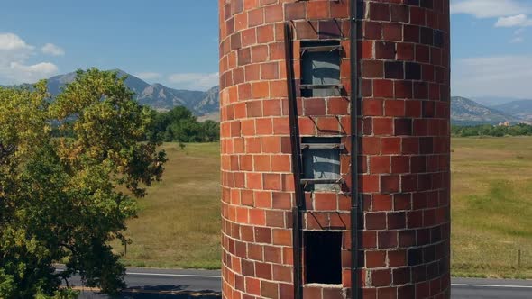 Silo and Flatirons Boulder Colorado