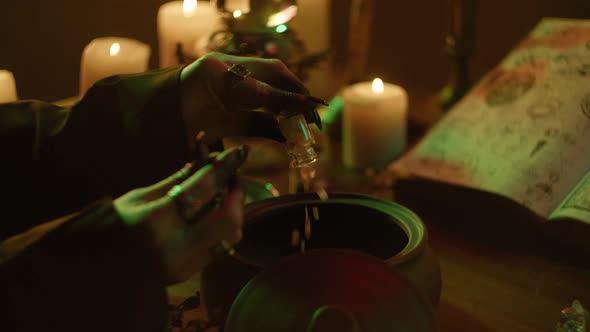 Witch Cooking Potion Elixir Closeup