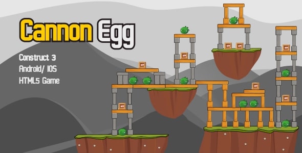 Cannon Egg - HTML5 Game (Construct 3)