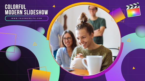 Colorful Modern Slideshow | FCPX alt