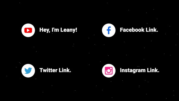 Social Media Lower Thirds