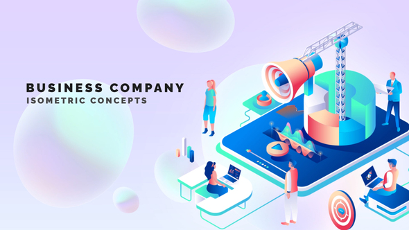 Business company - Isometric Concept alt