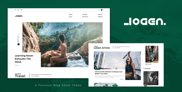 Logen - Blog and Magazine Ghost Theme