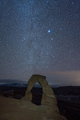 Delicate Arch and Winter Milky Way at Night. Arches National Park, USA - PhotoDune Item for Sale