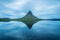 Kirkjufell Mountain in Summer and Reflection in Lake. Iceland - PhotoDune Item for Sale