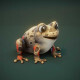 Cartoon Red-legged Frog 3D Model - 3DOcean Item for Sale