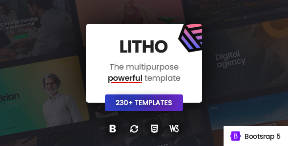 Litho – The Multipurpose HTML5 Template