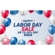 Happy USA Labor Day Sale Poster Background - GraphicRiver Item for Sale
