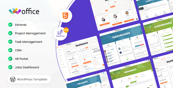 Woffice – Intranet/Extranet WordPress Theme