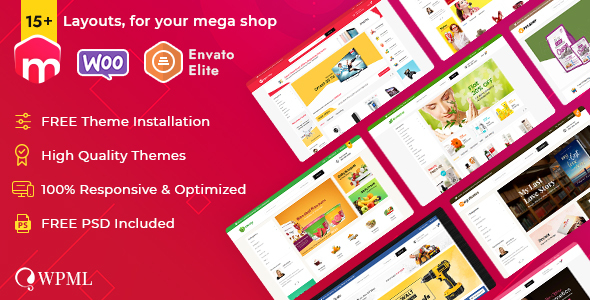 Mega Shop - WooCommerce, uniwersalny, responsywny motyw