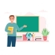 Teacher in Classroom - GraphicRiver Item for Sale