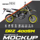 SUZUKI DRZ 400SM Mockup - GraphicRiver Item for Sale