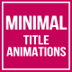 Minimal Title Animations for FCPX - VideoHive Item for Sale