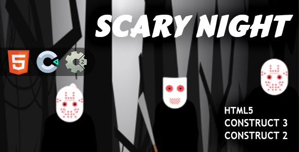 Scary Night HTML5 Construct 2/3