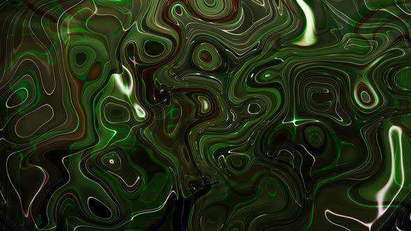 Green Seamless Abstract Marble Liquid Animated Background