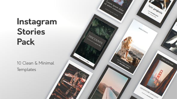 Minimal Instagram Stories | For Premiere Pro