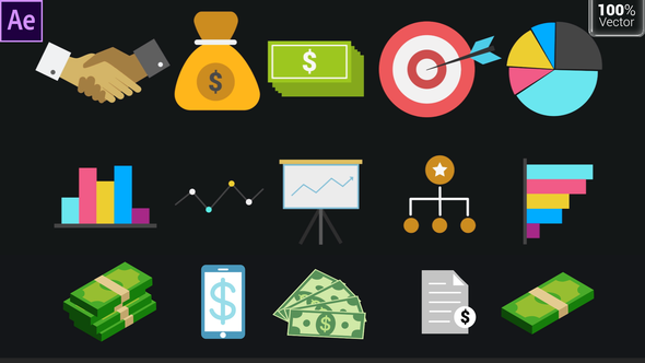 Business Icons Pack alt
