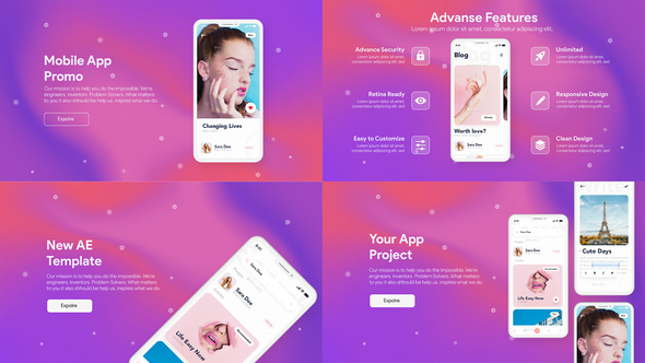 Mobile Application Promo B116 alt