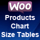 WooCommerce Product Chart Sizes Table - CodeCanyon Item for Sale
