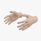 Female Hand Base Mesh 01 - 3DOcean Item for Sale