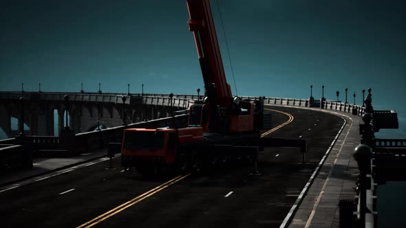 High Way Bridge Under Construction