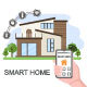 20 Smart Home Technology Vector - GraphicRiver Item for Sale