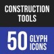 Construction Tools Glyph Icons - GraphicRiver Item for Sale
