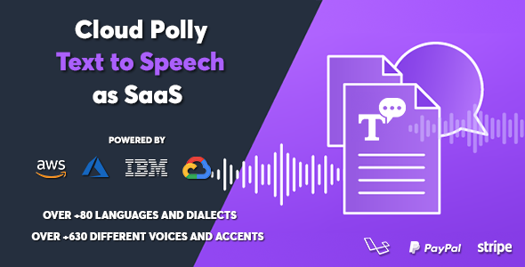 Cloud Polly - Ultimate Text to Speech as SaaS