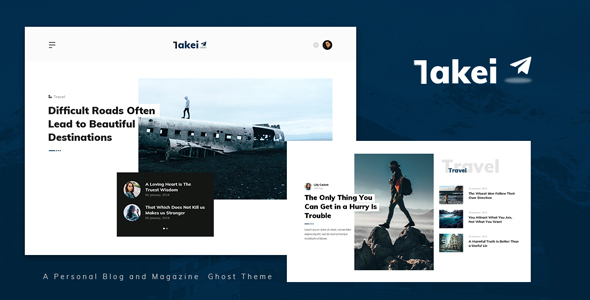 Takei - Blog and Magazine Ghost Theme